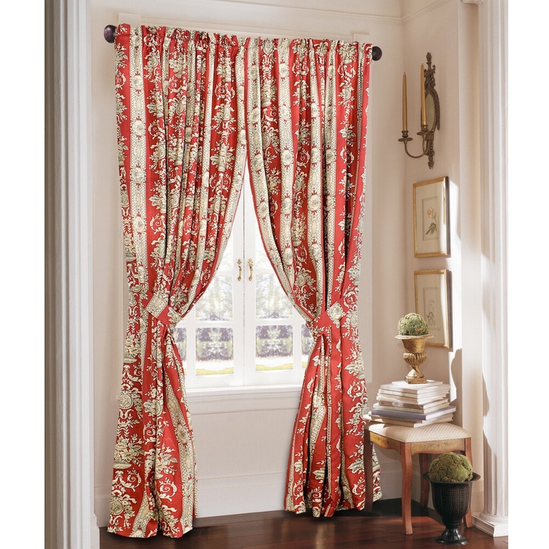 Rose Tree Montpellier 86-inch Curtain Panel Pair - 50 x 84