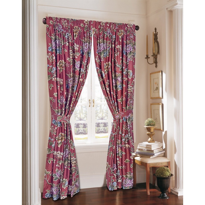 Rose Tree Preston Cotton Curtain Panels - 50 x 84