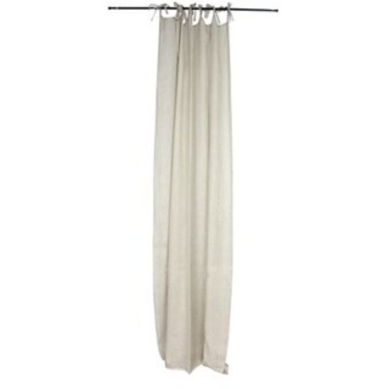 Sagebrook Home TC10294-01 Linen Sheer Curtain Panel, Natural Linen, 55 x 102 Inches