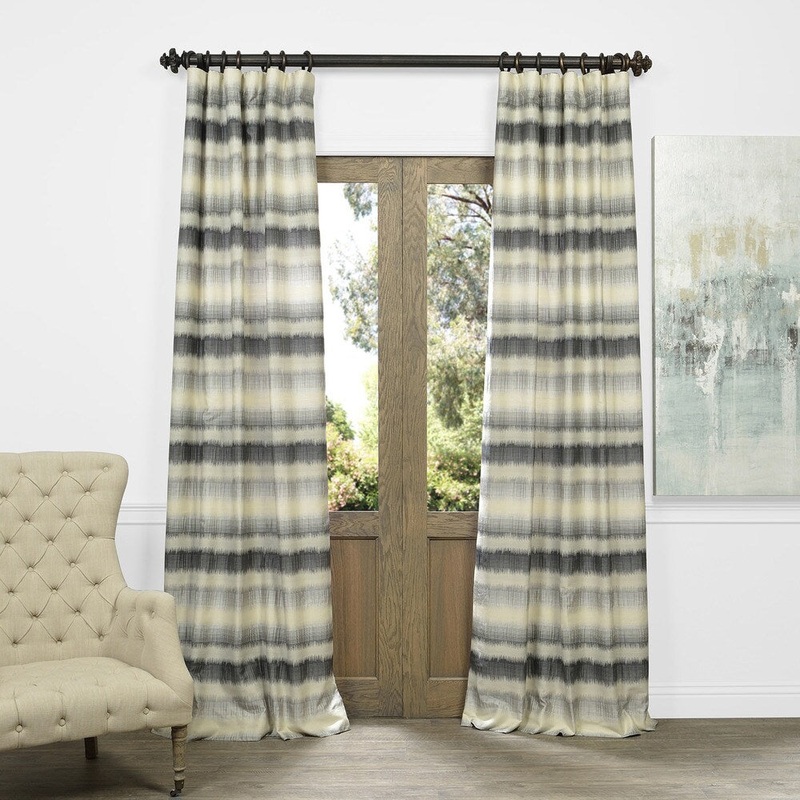 Surge Faux Silk Jacquard Curtain (1 Panel)