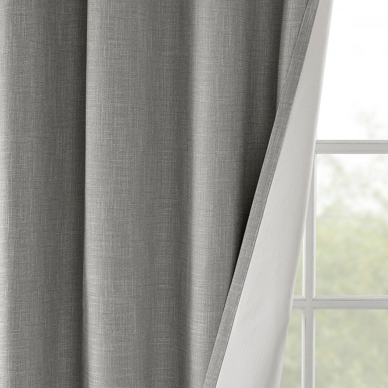 Blackout Curtain Single Panel, Polyester Printed Weathered Curtain Panel, Machine Washable