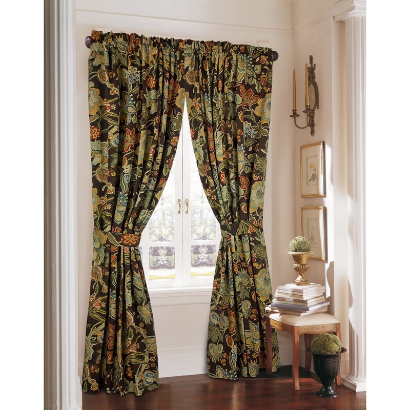 Rose Tree Audubon 86-inch Curtain Panel Pair - 50 x 84