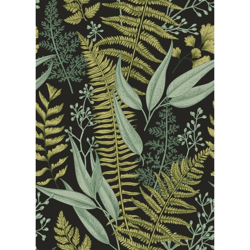Ferns Botanical Wallpaper Peel and Stick Wallpaper