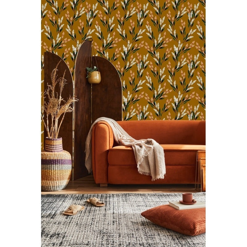 Vintage Floral Wallpaper Peel and Stick and Prepasted