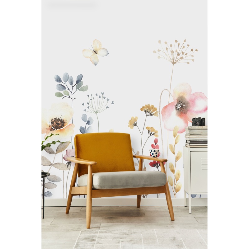 Watercolor Wildflowers Wallpaper