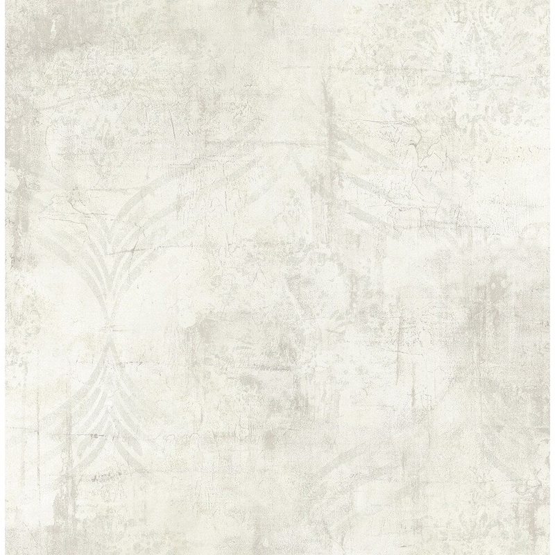 Brilliant Ogee Wallpaper, In Coastal Plain & Metallic Gold