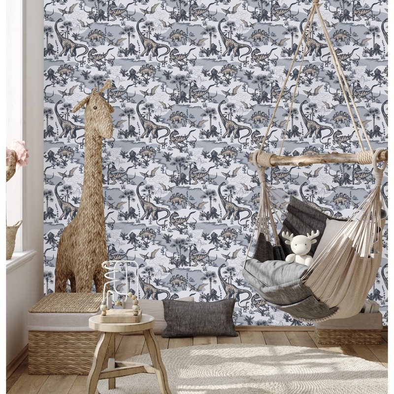 Dinosaurs Wallpaper Peel and Stick and Prepasted