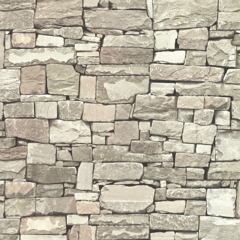 Stones Gustavson Stacked Slate Wallpaper 20.5 in x 33 ft = About 56.4 square feet