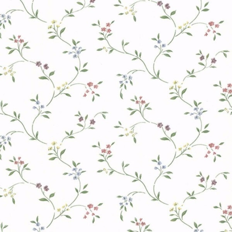 Callaway Floral Trail Multicolored Vinyl-coated 32.7-foot x 20.5-inch Wallpaper