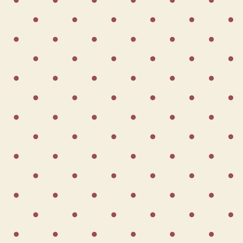 Cupcake Dot Norfolk 32.7 Ft. x 20.5 In. Vinyl Red Dots Harlequin Wallpaper Covering