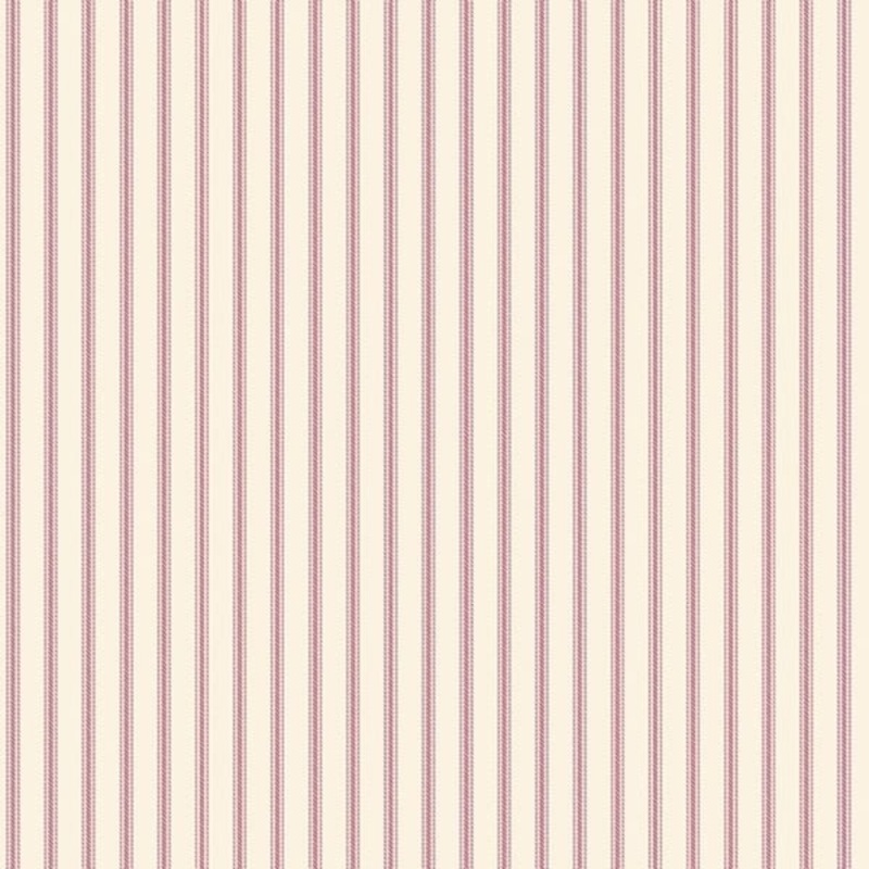 Tailored Stripe Positive Boynton Beach 32.7 Ft. x 20.5 In. Vinyl Red Mini Pinstripe Wallpaper Covering