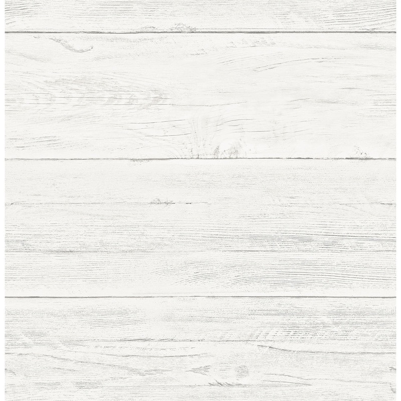 Fitzroy White Washed Boards Wallpaper