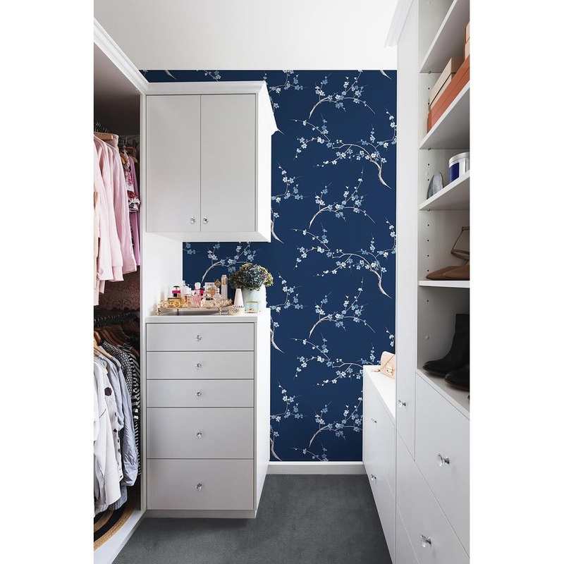 Tucson, Cherry Blossom Floral, 18' L X 20.5" W Wallpaper