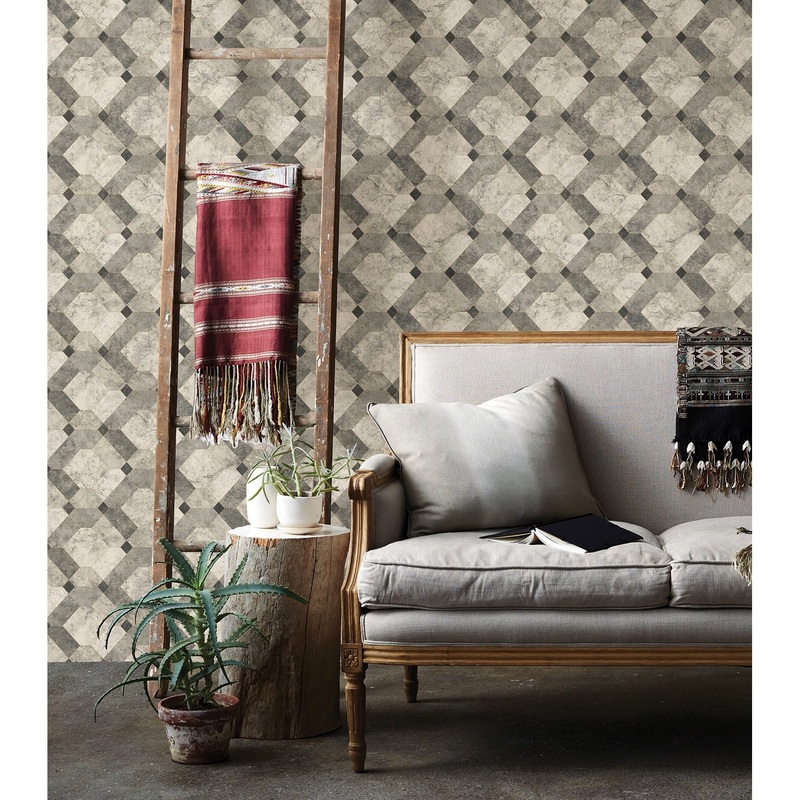 Ventura, Devonshire Light Marble, 33 FT. L x 20.5In. W Wallpaper Roll