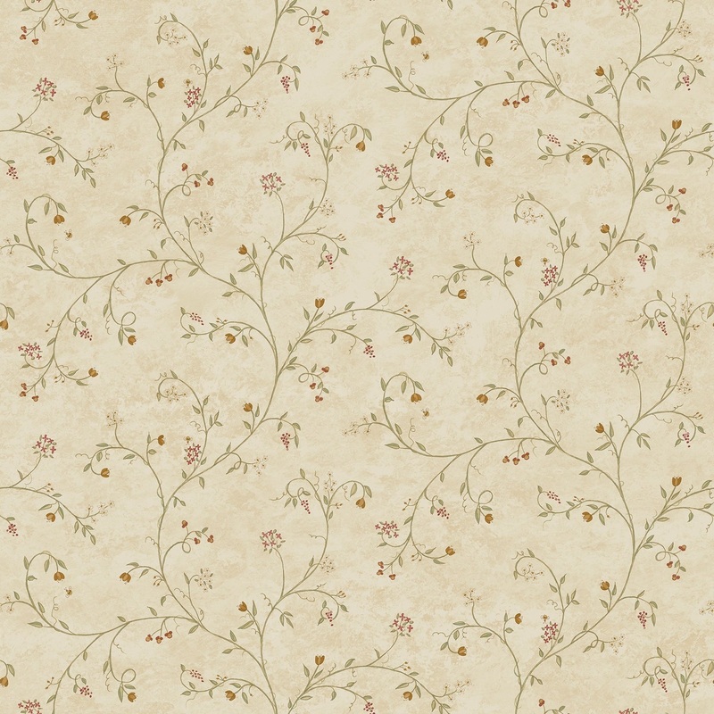 Brea, Wildflower Honey Trail, 33' L X 20.5 W, Wallpaper Roll