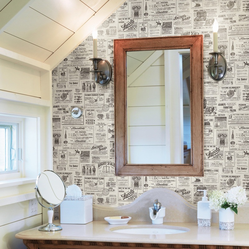 Faux Effects Dolan Adamstown Black Newspaper 33' L X 20.5 W Wallpaper Roll