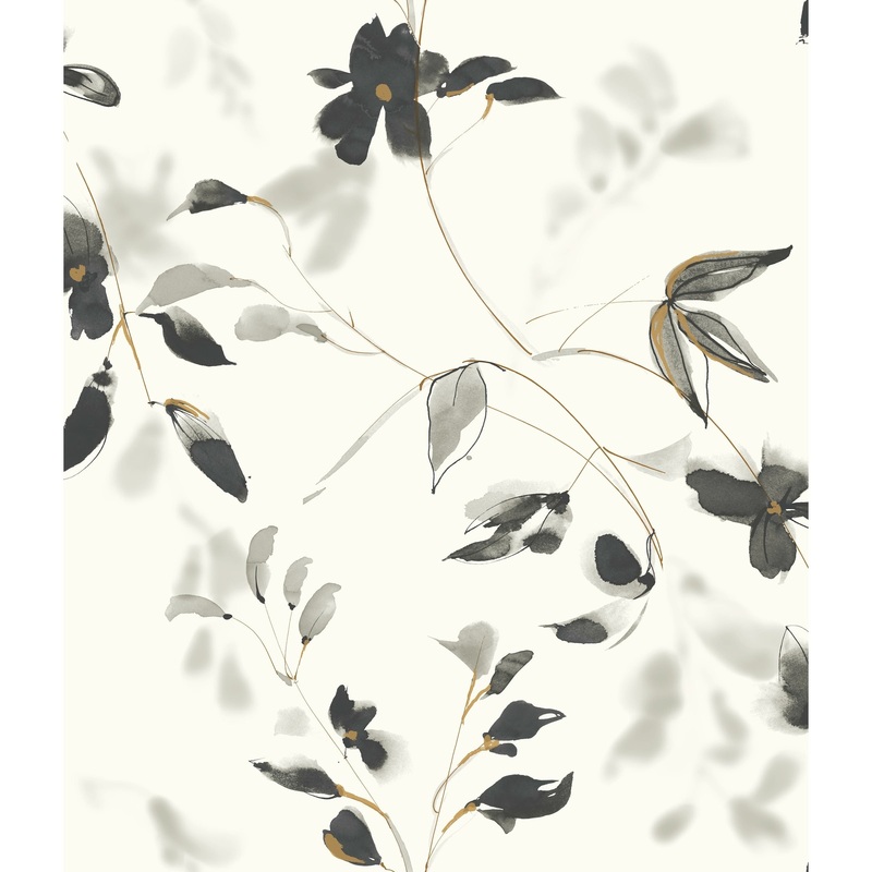 Gainesville 20' L x 20.5" W Flower Peel and Stick Wallpaper