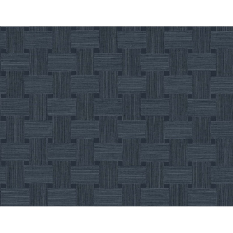 Seabrook Designs Basketweave Embossed Vinyl Unpasted Wallpaper