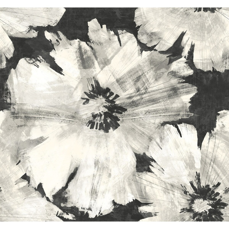 Seabrook Designs Curie Floral Unpasted Wallpaper