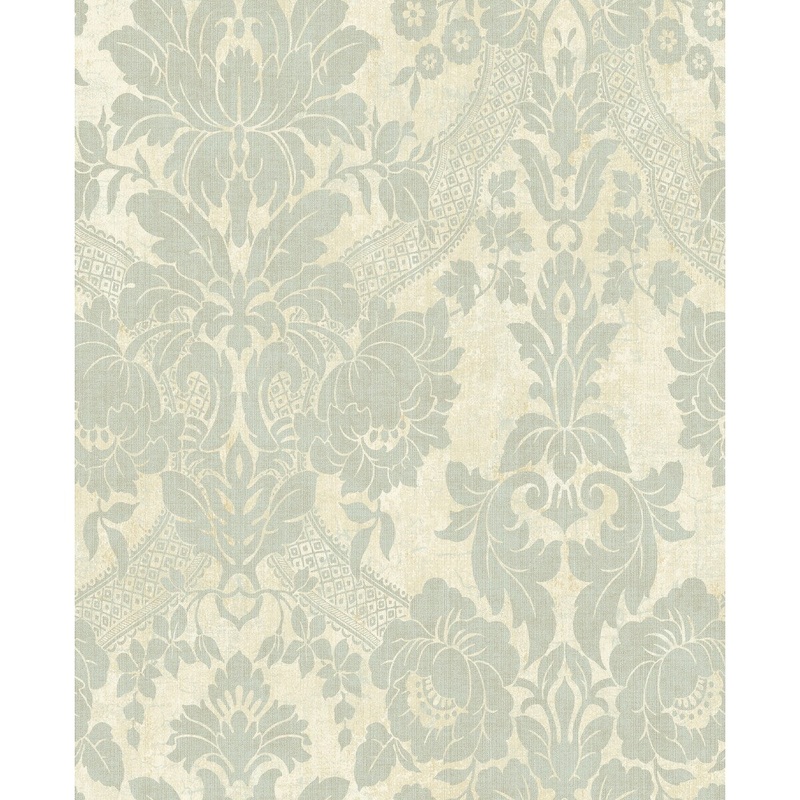 Seabrook Designs Purdie Acanthus Lace Unpasted Wallpaper
