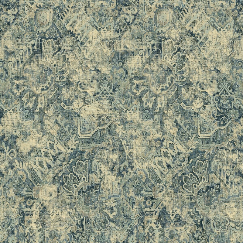 Surface Style Cumbrae Abstract Denim Peel and Stick Wallpaper - 20.5 in. W x 18 ft. L