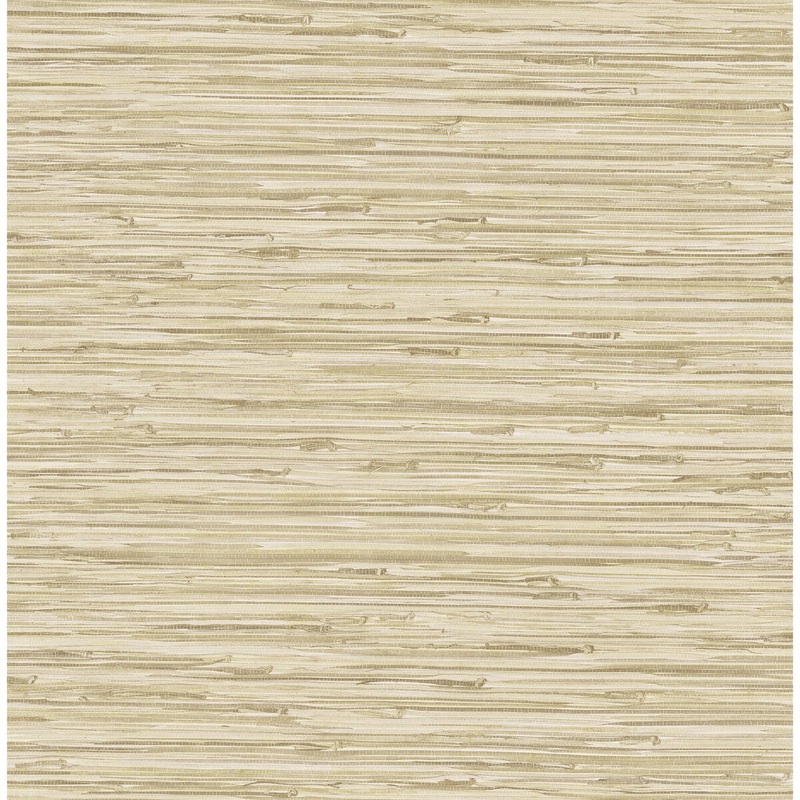 Surface Style Tiki Texture Wheat Faux Grasscloth Peel and Stick Wallpaper - 20.5 in. W x 18 ft. L