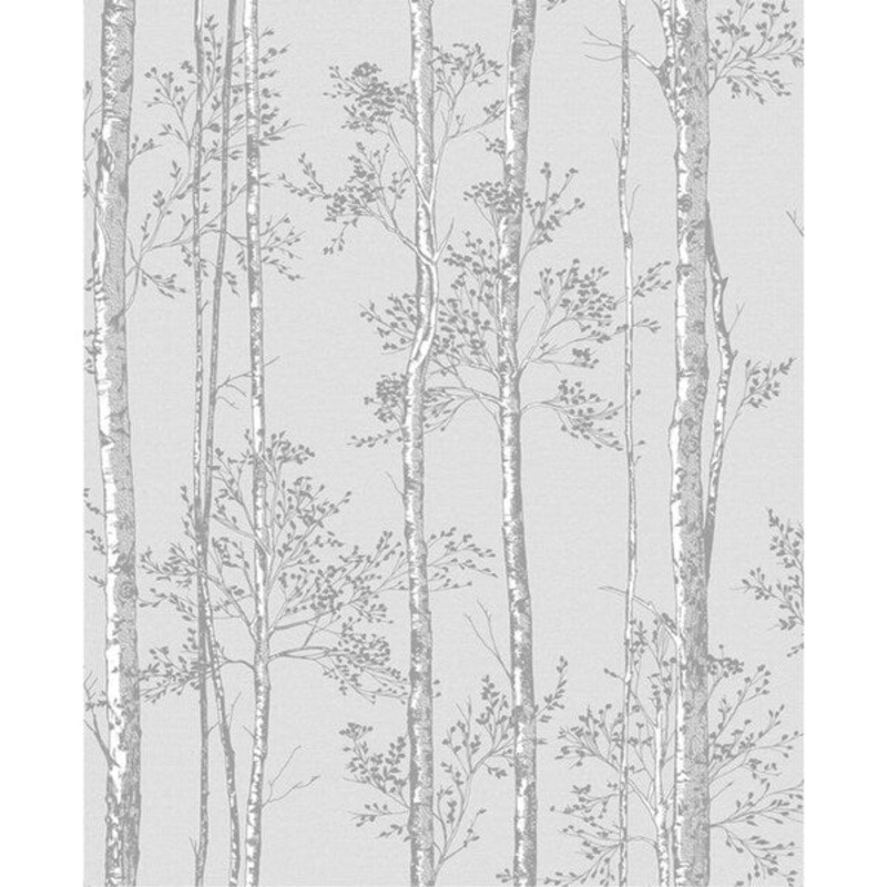 Branches Grey Wallpaper