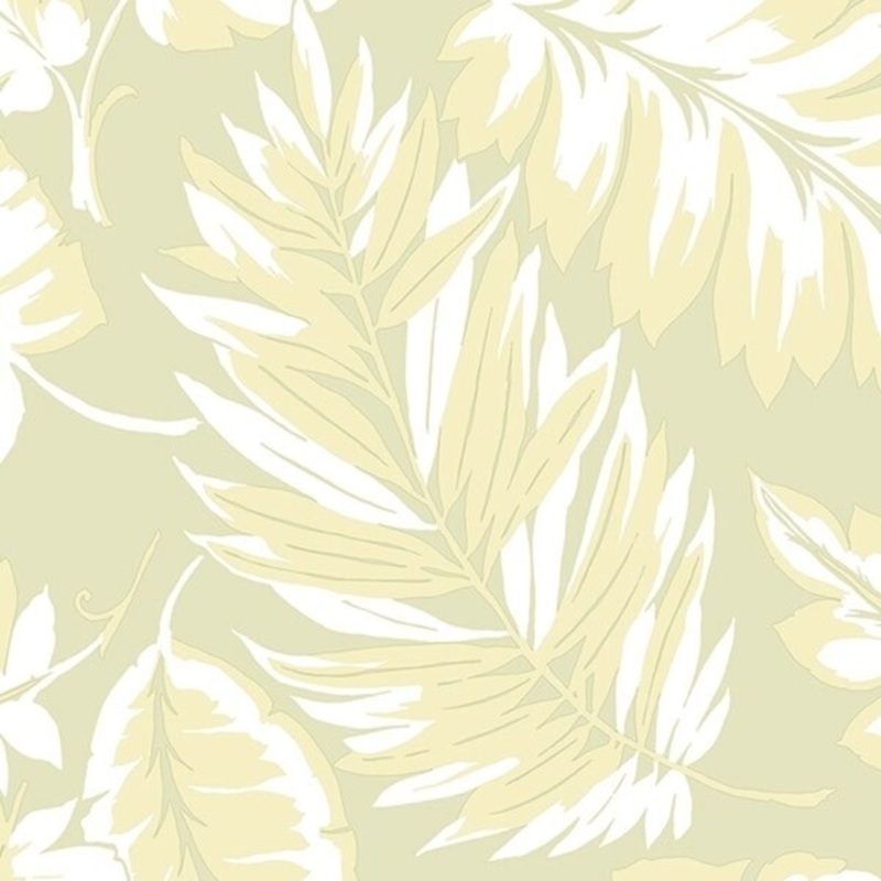 Chester 32.7 Ft. x 20.5 In. Vinyl Green Tropical Leaves Wallpaper Covering