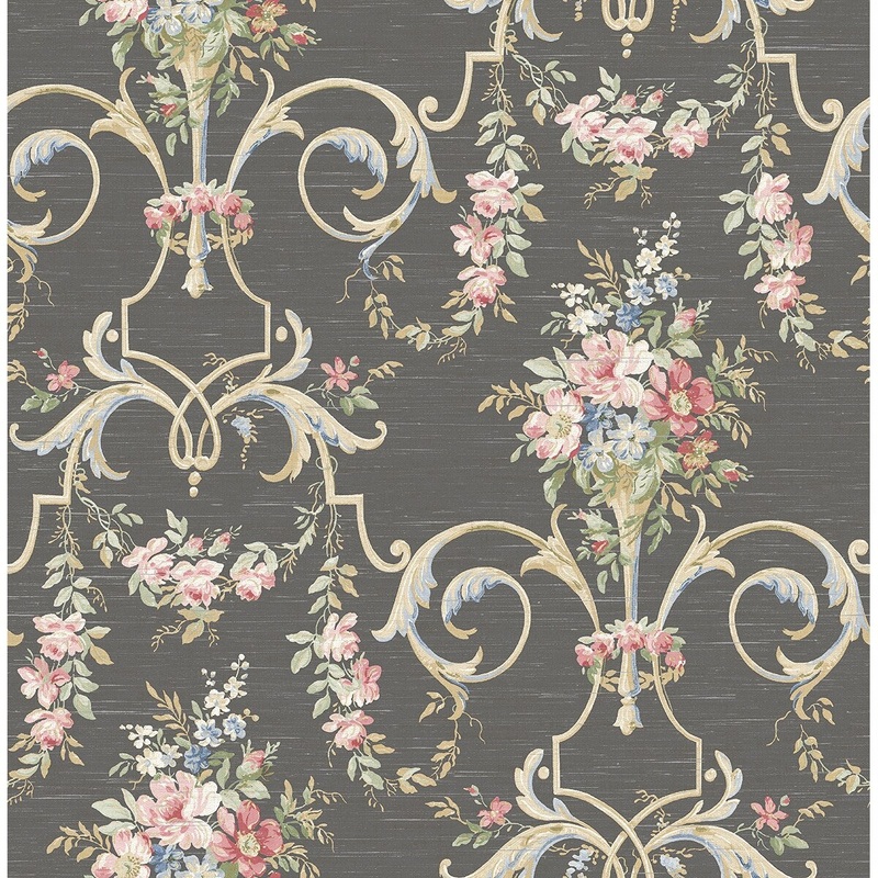 Seabrook Designs Everleigh Entranced Floral Unpasted Wallpaper