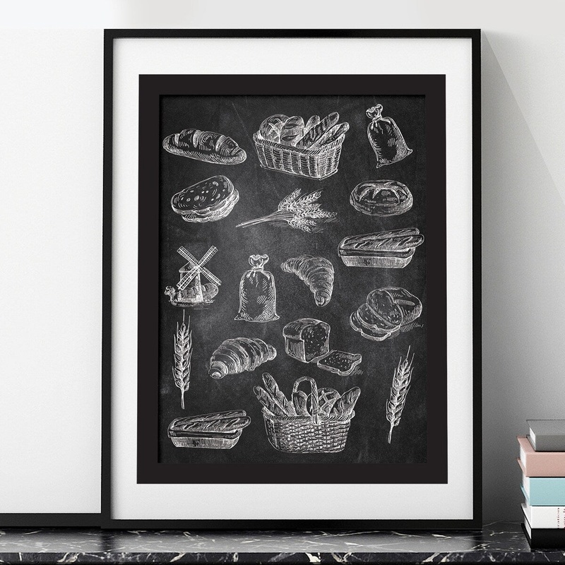 Walplus Wall Sticker Decal Wall Art Wall Decor Breads Poster Print