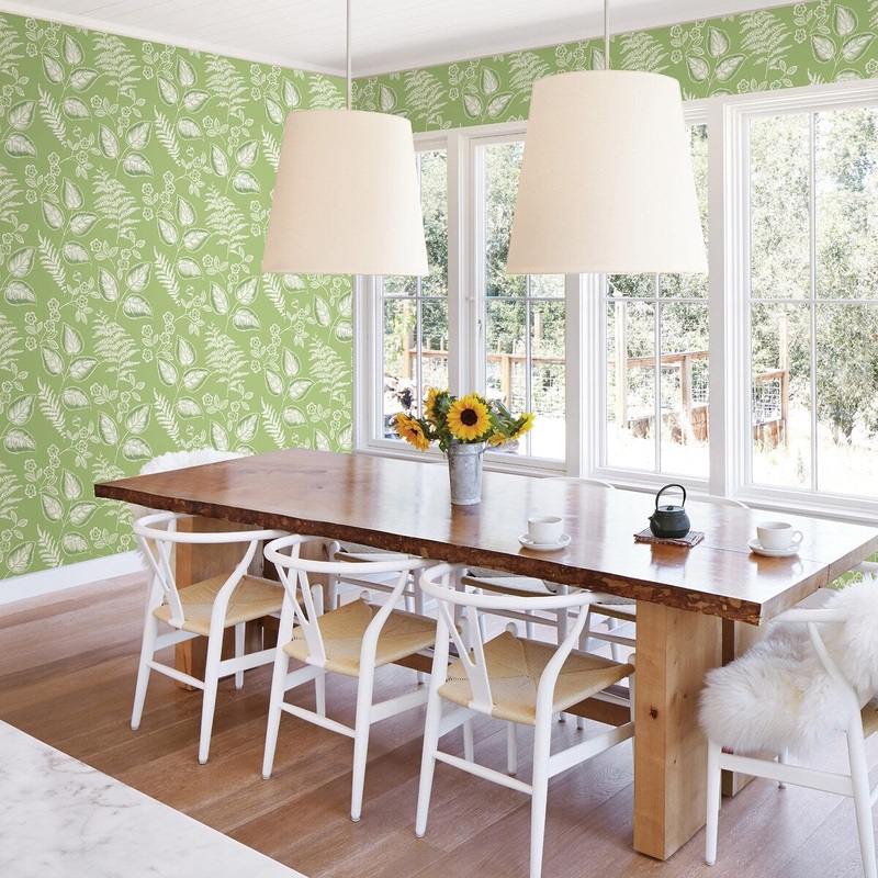 Cypress, Trianon Botanical, 33 FT. L x 20.5In. W Wallpaper Roll