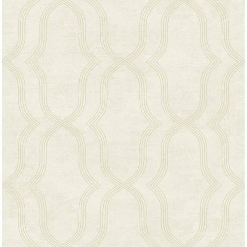 Seabrook Designs Collyn Linear Ogee Unpasted Wallpaper - 20.5 in. W x 33 ft. L