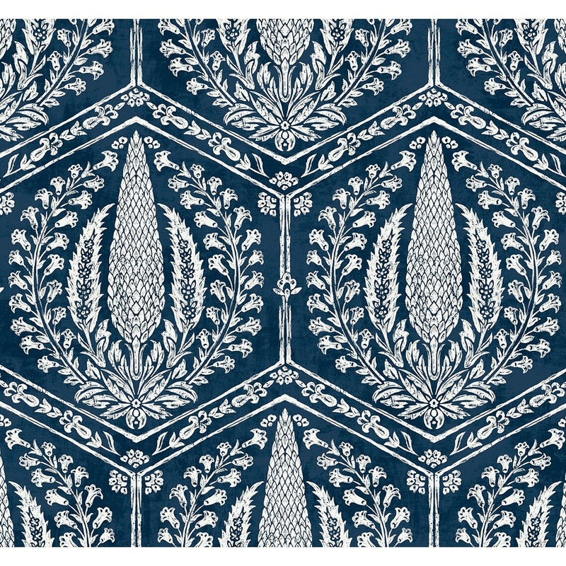Seabrook Designs Cyrus Harvest Unpasted Wallpaper