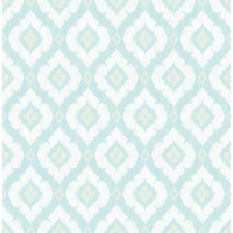 Seabrook Designs Floral Medallion Unpasted Wallpaper