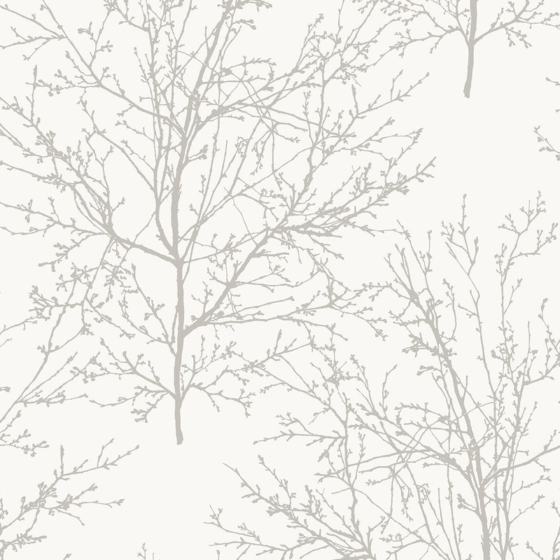 Seabrook Designs Winter Branches Non-Woven Unpasted Wallpaper - 20.9 in. W x 33 ft. L