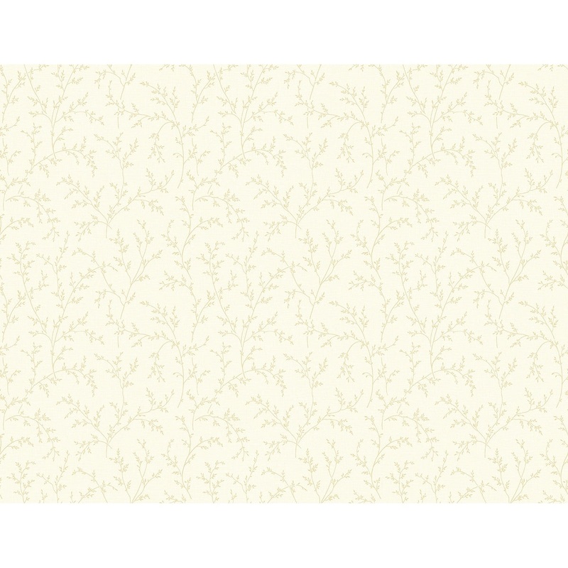 Seabrook Designs Dainty Branches Unpasted Wallpaper