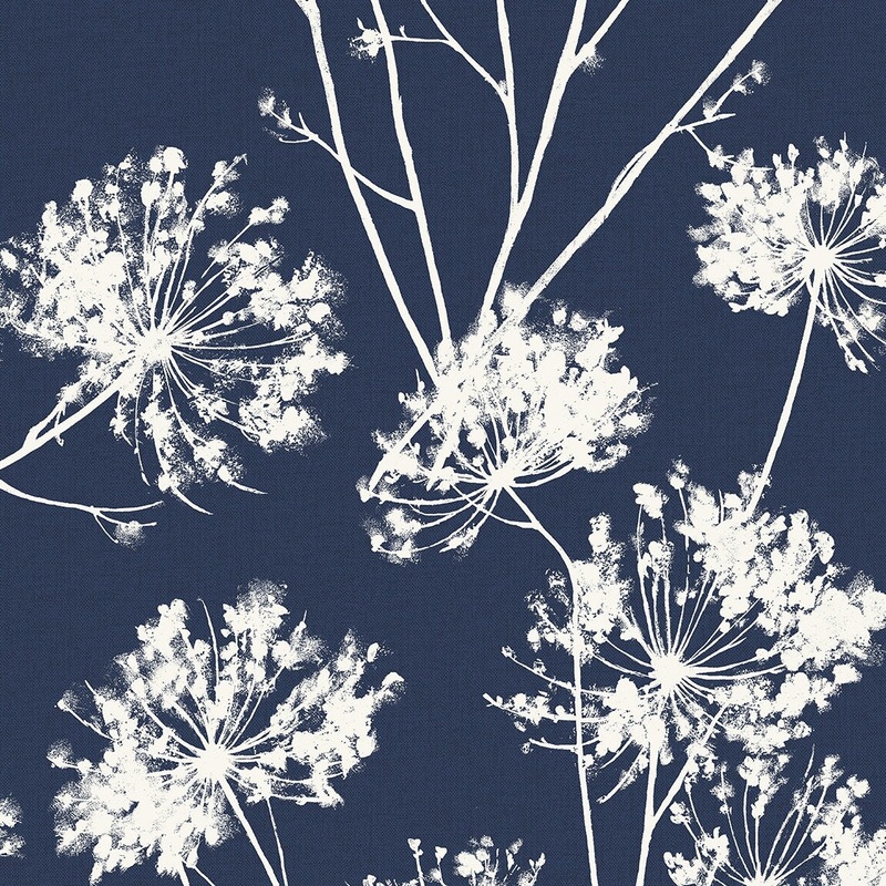 Seabrook Designs Dandelion Fields Non-Woven Unpasted Wallpaper - 20.9 in. W x 33 ft. L