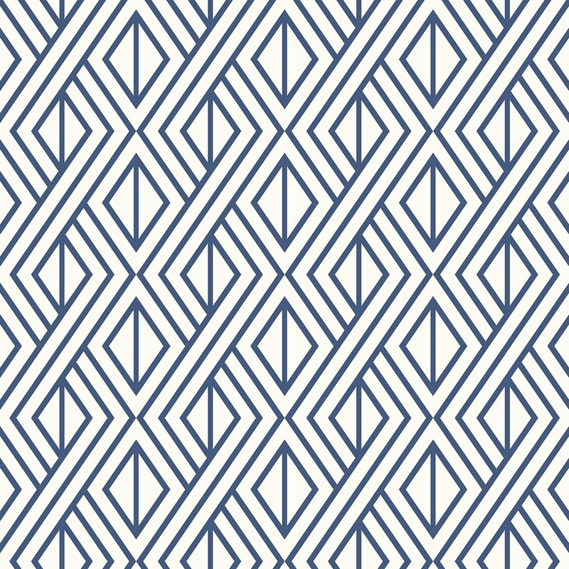 Seabrook Designs Diamond Weave Non-Woven Unpasted Wallpaper - 20.9 in. W x 33 ft. L