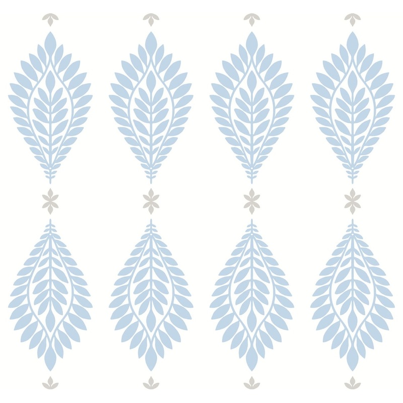 Seabrook Designs Lillian August Mirasol Palm Frond Unpasted Wallpaper
