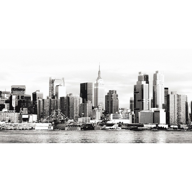 Seabrook Designs NYC Skyline Unpasted Wallpaper Border - 10.25 in. W x 16.5 ft. L