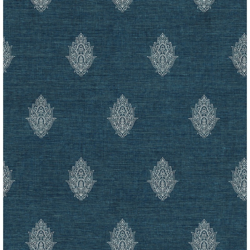 Seabrook Designs Paisley Spot Unpasted Wallpaper