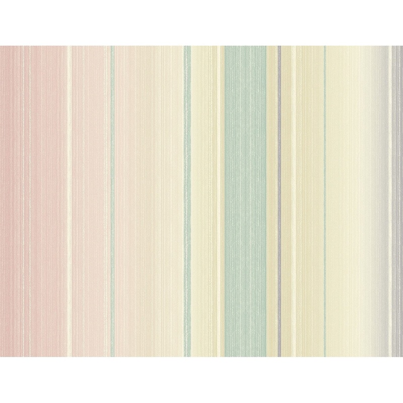 Seabrook Designs Vera Ombre Stripes Unpasted Wallpaper