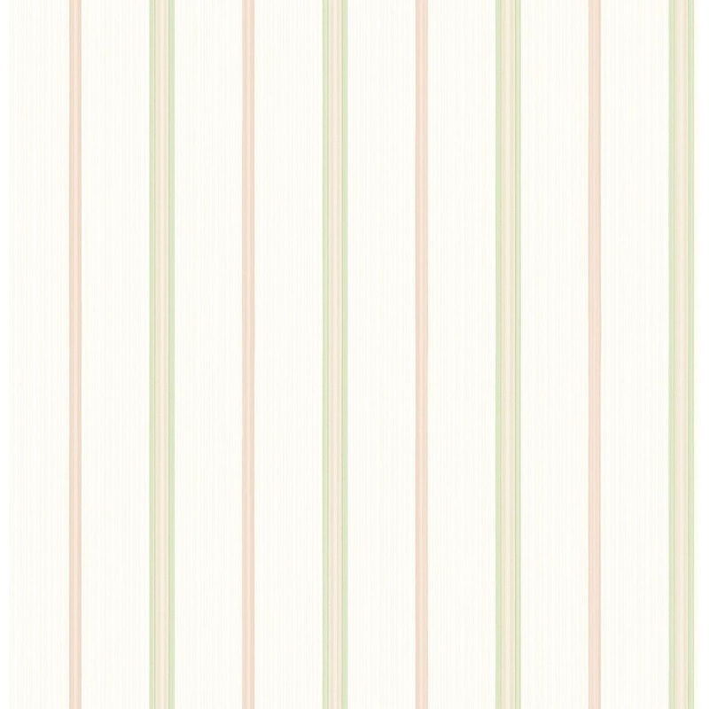 Seabrook Designs Chantilly Stripes Unpasted Wallpaper