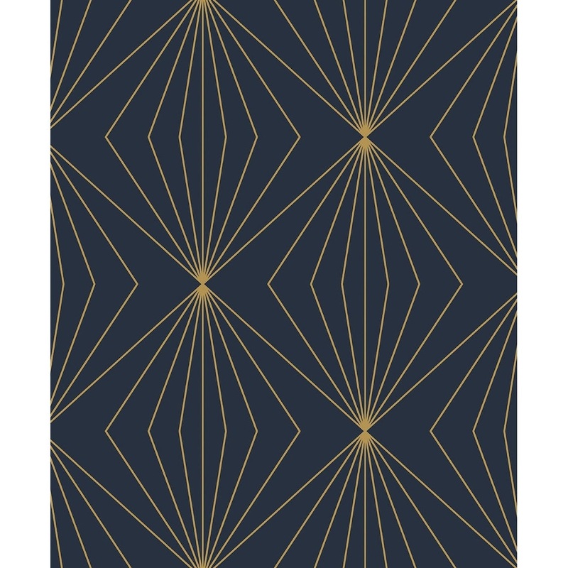 Seabrook Designs Diamond Vector Non-Woven Unpasted Wallpaper