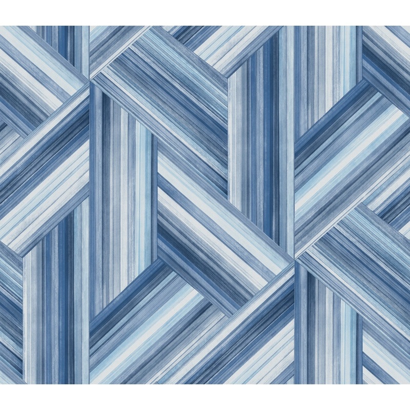 Seabrook Designs Geo Inlay Unpasted Wallpaper