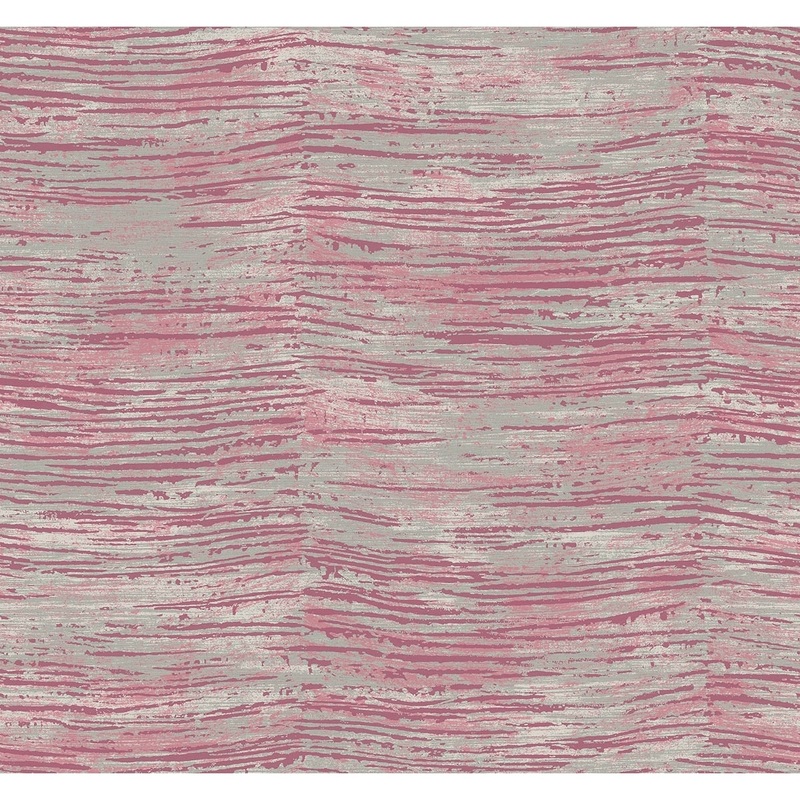Seabrook Designs Ileana Horizontal Wave Unpasted Wallpaper