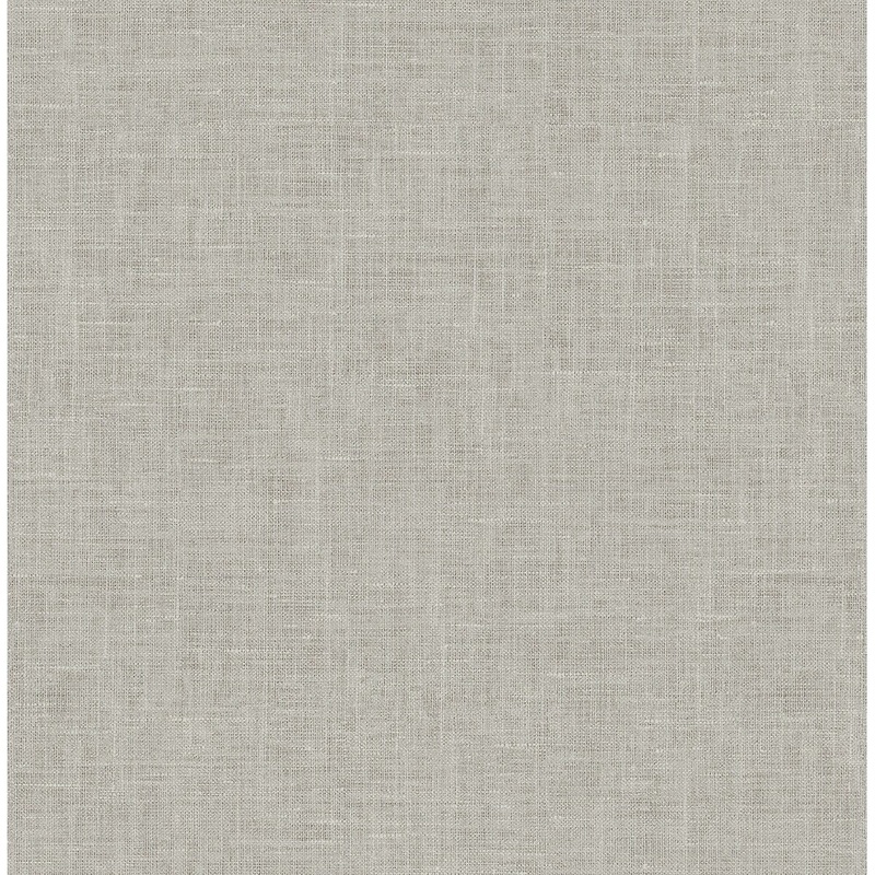 Seabrook Designs Jocelyn Faux Linen Unpasted Wallpaper
