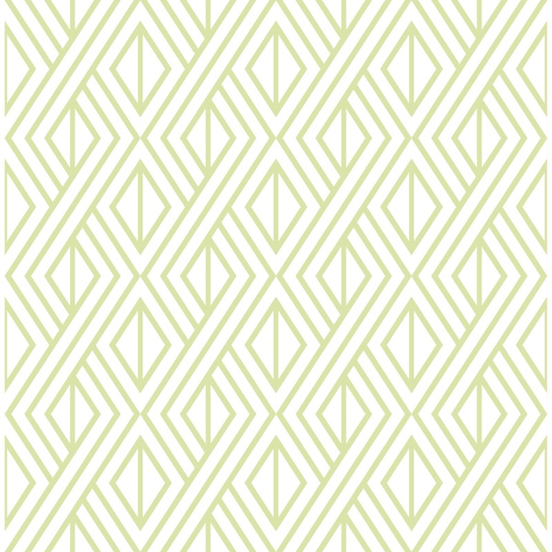 Seabrook Designs Marquis Diamond Geometric Unpasted Wallpaper