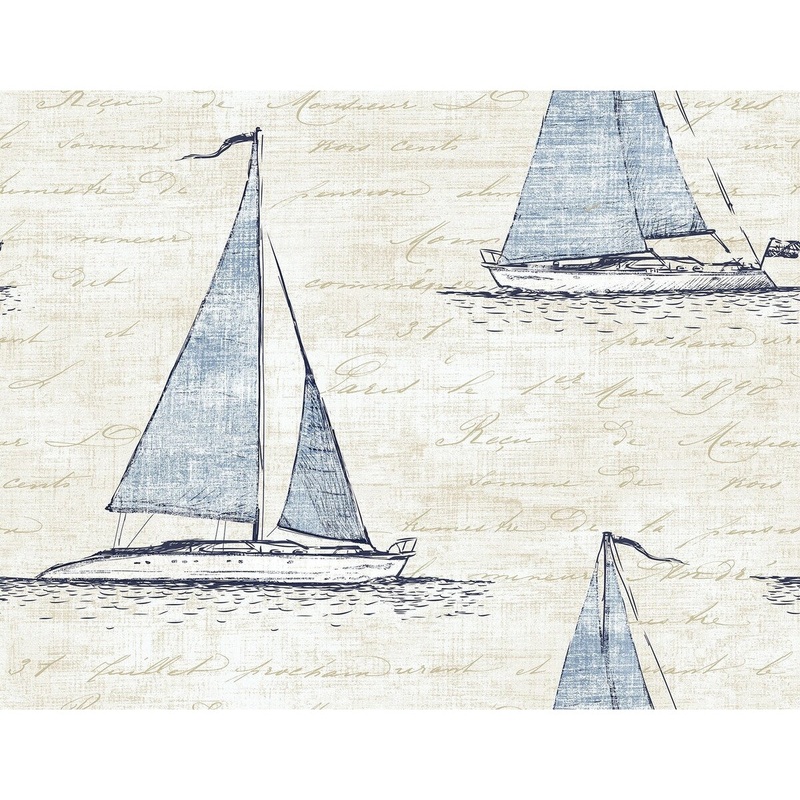 Seabrook Designs Nantucket Unpasted Wallpaper