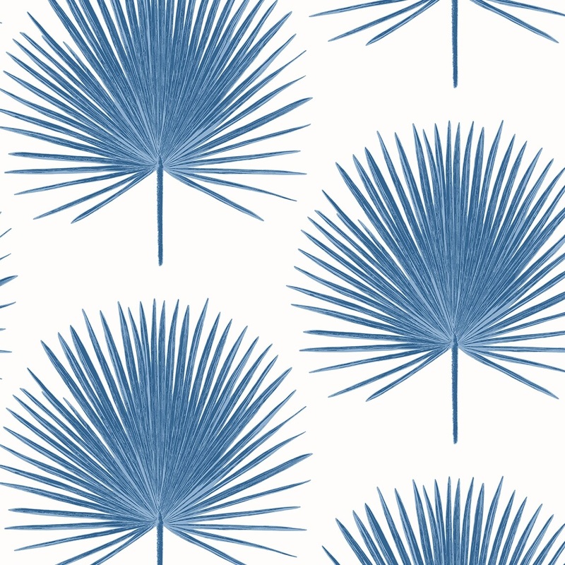 Seabrook Designs Palm Fronds Non-Woven Unpasted Wallpaper - 20.9 in. W x 33 ft. L